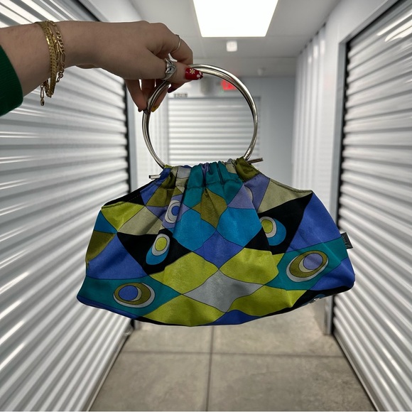 Y2k just b colorful handbag psychedelic handbag - Picture 2 of 6